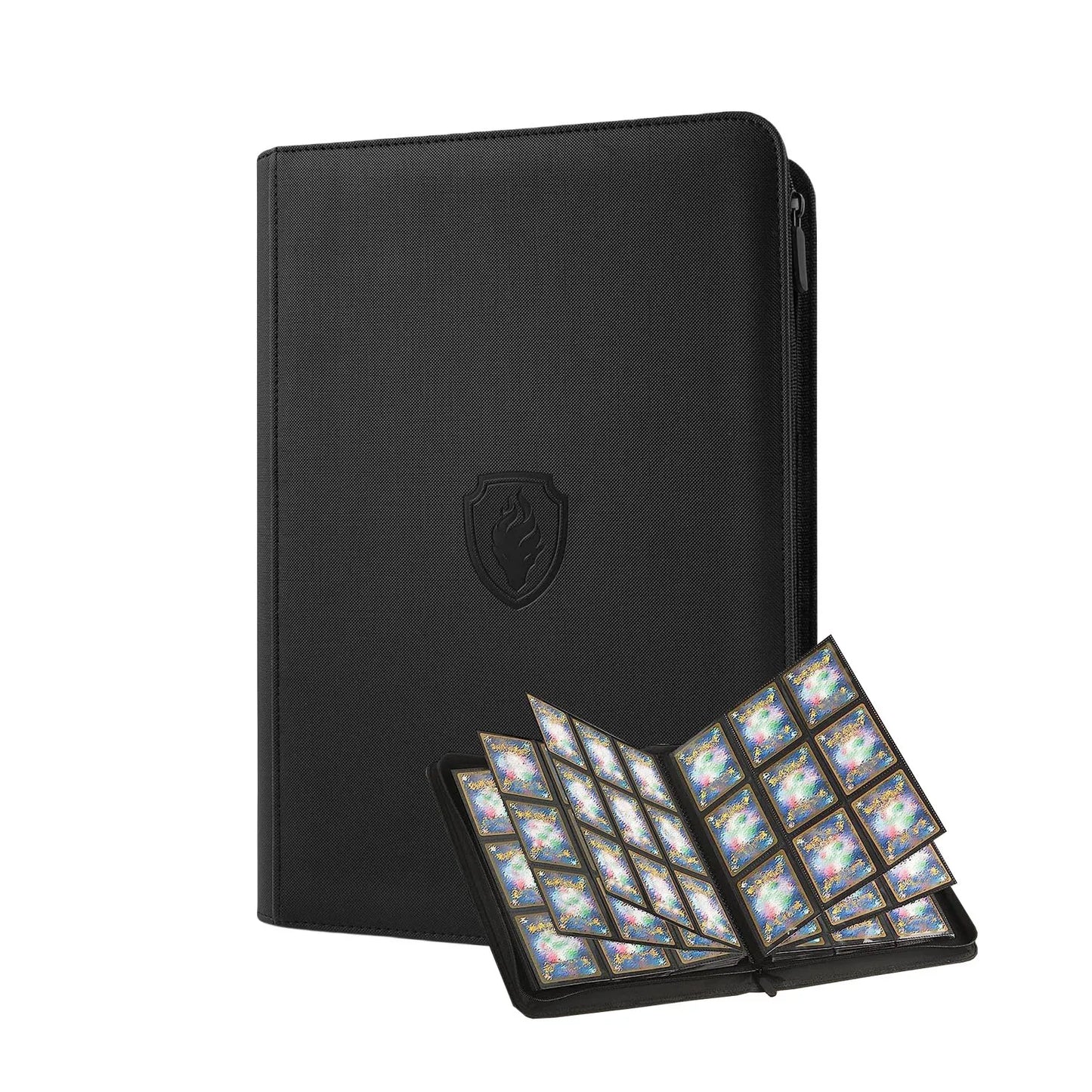 AegisVault™ Premium Card Binder – 9-Pocket Zipper Album (Multiple Colors)