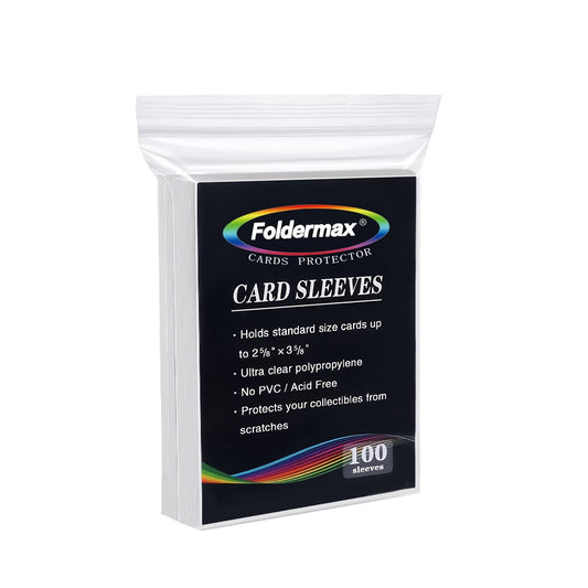 Foldermax® Standard Card Sleeves (100 Pack)