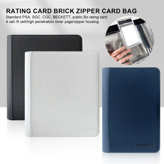 Paragon Graded Card Binder – Zippered Protective Album (2×2 & 3×3 Variants)