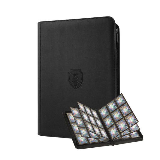 AegisVault™ Premium Card Binder – 9-Pocket Zipper Album (Multiple Colors)