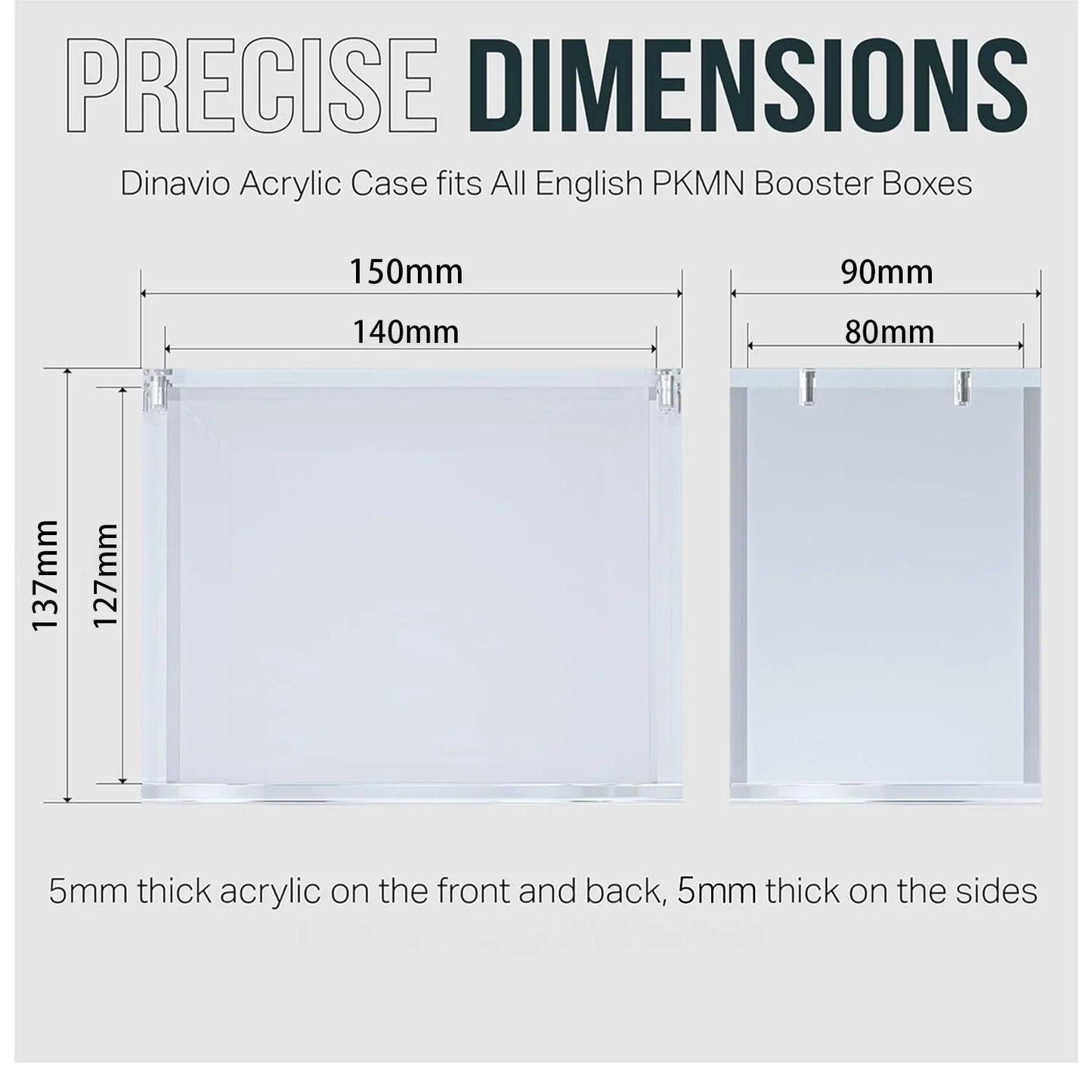 Magnetic Acrylic Display Case (Booster Box)